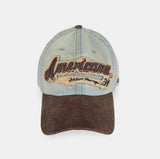 American vintage two-tone ball cap