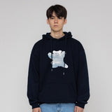 [UNISEX] ビッグクラウドベアスマイルパーカー