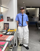No.0180 string half SHIRT (6color)