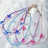 Butterfly beads necklace