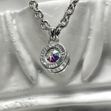 バレット バック ネックレス / Bullet Back Necklace_silver
