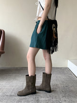 モンニーサマーエンボススリーピースショーツ / Mongni summer embossed three-piece shorts