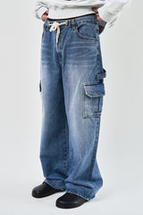 Enko Wide Cargo Denim (2color)