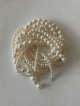 [92.5silver] swirl pearl necklace_8mm