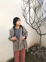 Zelda double pea coat