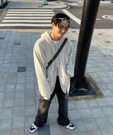 No.8384 ブラッシュブーツカットデニムパンツ