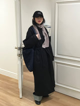 Verliebt high neck long coat