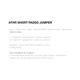 BLACK ATHR SHORT PADED JUMPER