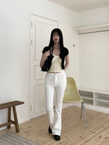 Colo Layered Flower Lace Strap Sleeveless