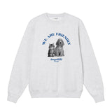 RLCN1002 キャットアンドドッグスウェット/RLCN1002 Cat and Dog Sweat Shirt - Gray