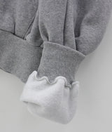 ビッグカーラブラッシジップアップ / Big Kara brushed zip-up (3color)