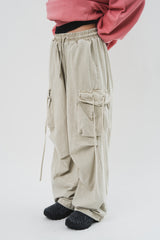 Rope Pigment Cargo Pants (2color)