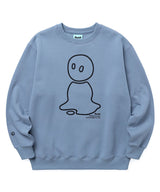 [プレオーダー11月20日]メルトアウトラインロゴスウェットシャツ / MELT OUTLINE LOGO SWEATSHIRT (4565054455926)