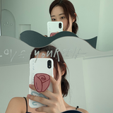 [セット] リーフシリーズ : フォーリンラブフォンケース / ローズスマホグリップ / [SET] Leaf series : Fallin' in love phone case + Rose tok
