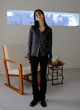 ブラックティーブラッシュブーツカットデニム/no.2263 Black Tee Brushed Bootcut Denim [ M/L Size]