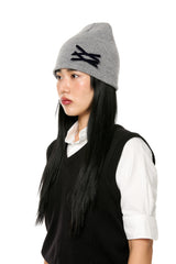 MINI RIBBON BEANIE / GREY
