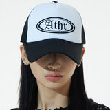 BLACK ATHR TRUCKER CAP