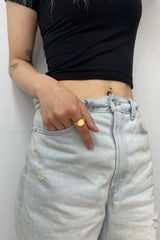 no.34リング / no.34 ring gold (freesize)