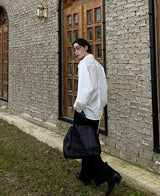 アイレットバルーンシャツ / [BRAND MADE] Savage Eyelet Balloon Shirt 2 color
