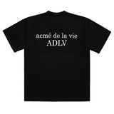 ADLV ベイビーフェイス半袖Tシャツ BLACK ASTRONAUT