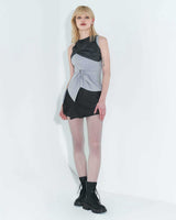 チェーンリンクレイヤードトップ / Chain Link Layered Top _ Grey