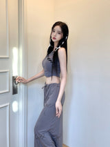 リボンアイレットスリ－ブレス/879. Ribbon eyelet sleeveless (2color)