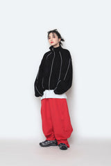 ナイロンヘムスナップパンツ