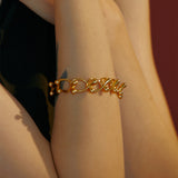 ティアドロップチェーンブレスレット / Tear Drop Chian Bracelet_Gold