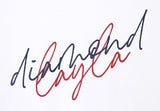 シグネイチャーバックレタリングフレンチショートスリーブTシャツT65/Signature Back Lettering French Short Sleeve T65 White