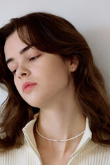[14K] Piece Pearl Necklace