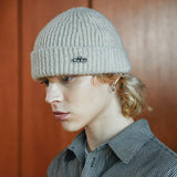 Dolphin logo badge beanie (6622460903542)