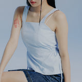 ミニマルドレストップ / MINIMAL DRESS TOP_SKY BLUE