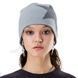 リバーシブルスタージャカードニットビーニー / REVERSIBLE STAR JACQUARD KNIT BEANIE
