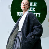 [UNISEX] Reversible Padded Cardigan Coat (Off White) (6656653557878)