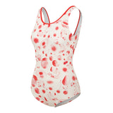 チェリーパターンワンピーススイムスーツ / CHERRY PATTERN ONE PIECE SWIMSUIT [RED]
