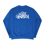 [UNISEX]Wave logo flower sweatshirt