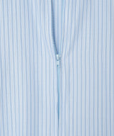 STRIPE ZIP-UP SHIRT_Blue