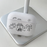 Aloha Puppy AirPods Case_matt