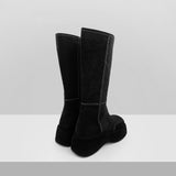Sophie Velvet Square Long Boots