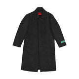 [UNISEX] Printed Wool & Quilted Lining Coat (Grey) (6655754797174)