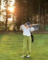 [BELLIDE MADE] Spring version embroidered two-way jogger training pants