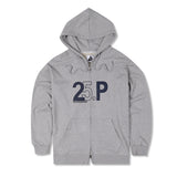 センスロゴフ―ドジップアップ/25P SENSE LOGO HOOD ZIP UP_GRAY