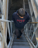 1992 ブックルナッピングクロップフードTシャツ/1992 Bookle napping crop hood t-shirt 2color