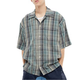 チェック半袖シャツ / CHECK SHORT SLEEVE SHIRT (4518760415350)