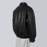 ビーガンレザーポケットジャンパー / Vegan Leather Pocket Jumper