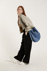 デニムショルダーサック/DENIM SHOULDER SACK