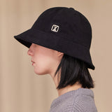 VA Square Stud 6-Panel Bucket Hat / Black