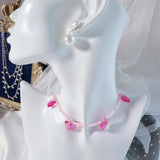 Butterfly beads necklace