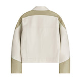 レーサーレザーブルゾン / Racer Leather Blueson (Cream Beige)