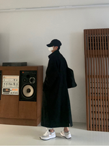 Nus. Black Mac Coat(봄 가을)